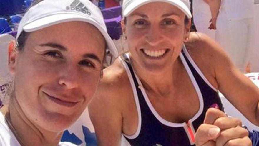 Anabel Medina y Arantxa Parra ganan el dobles en Estrasburgo