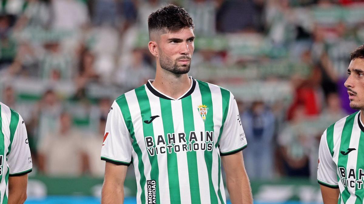Theo Zidane, durante un encuentro de este curso en El Arcángel.