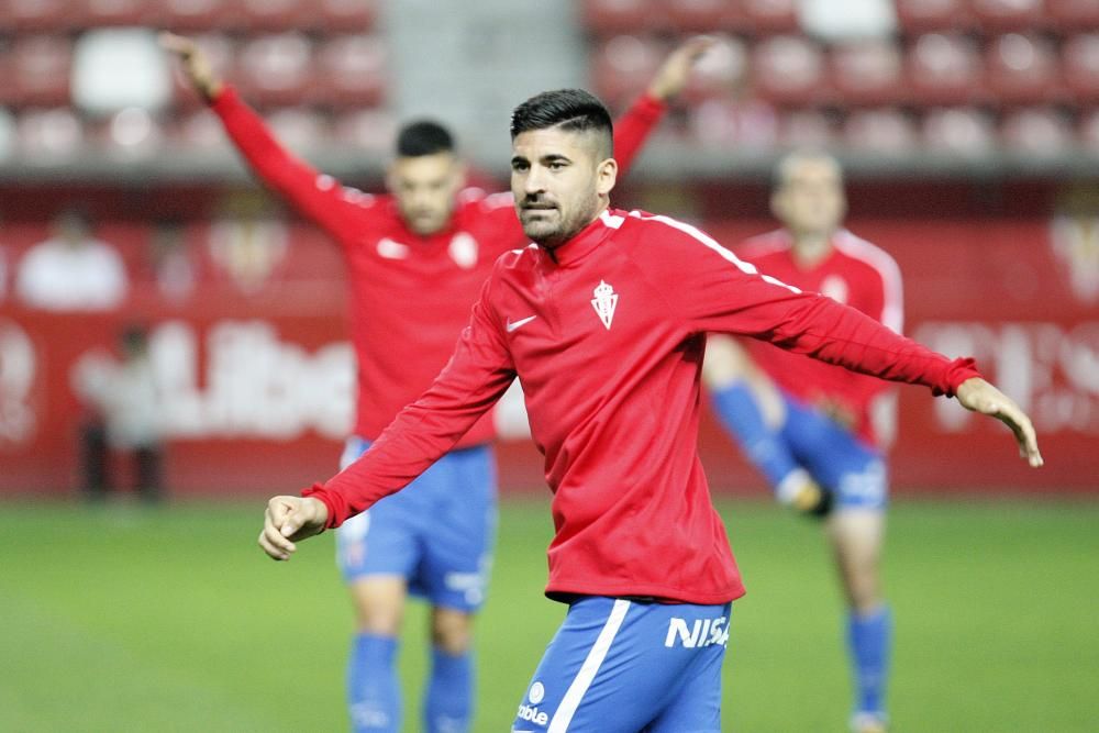 El partido entre el Real Sporting y el Huesca, en imágenes