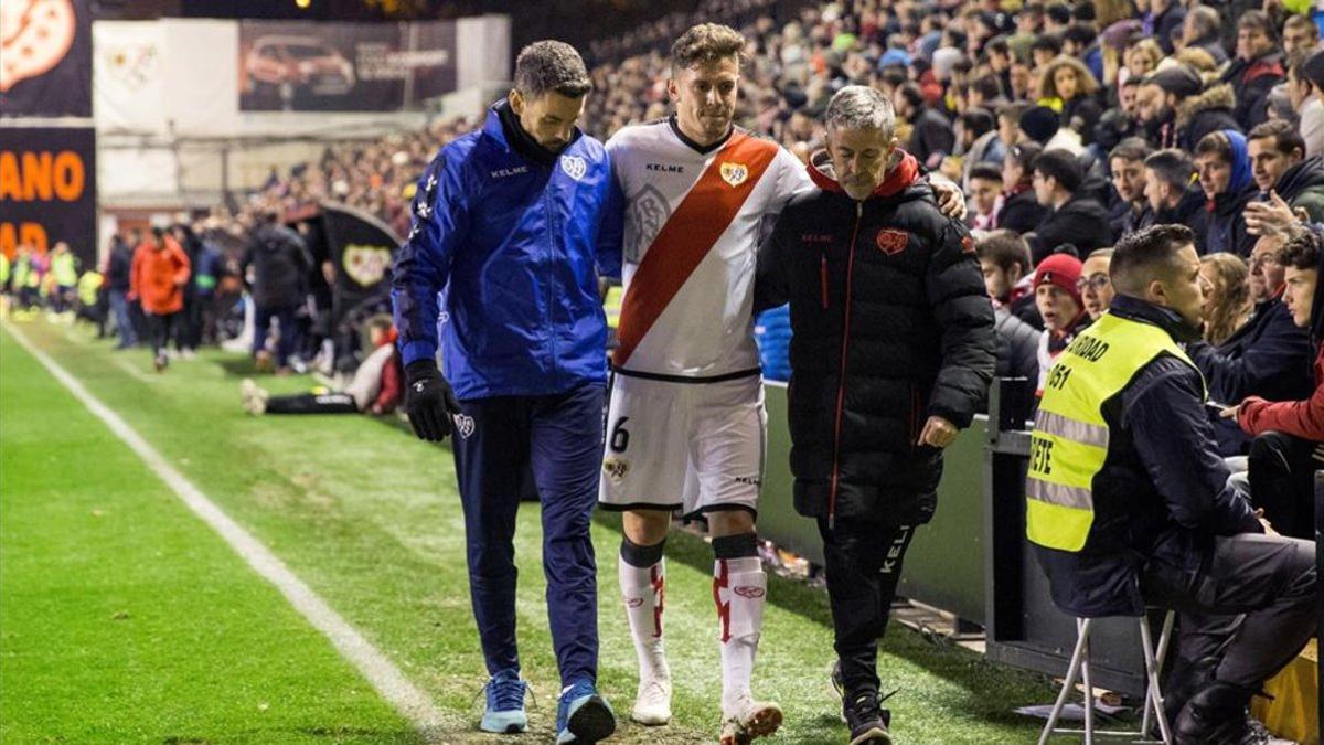 Elustondo tras salir lesionado