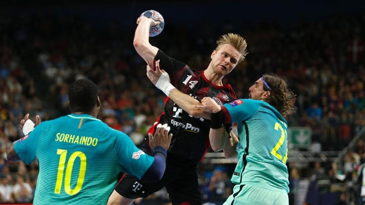 Palmarsson ha dado más de un problema al Barça como jugador del Veszprem