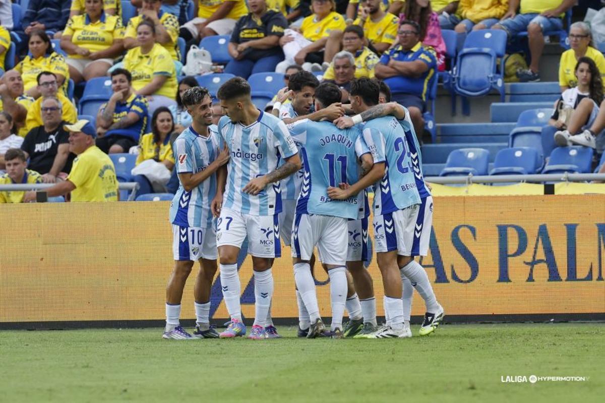 Málaga CF - Las Palmas, en imágenes