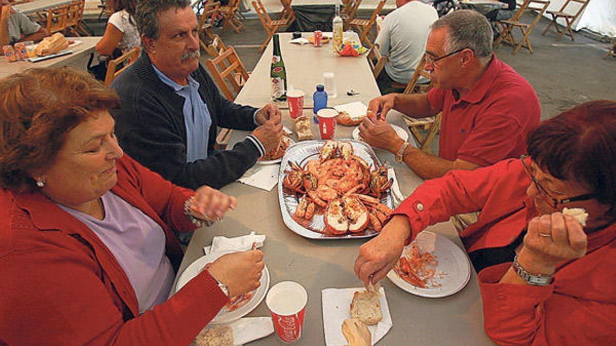 La Festa do Marisco, en O Berbés, en una imagen de archivo.
