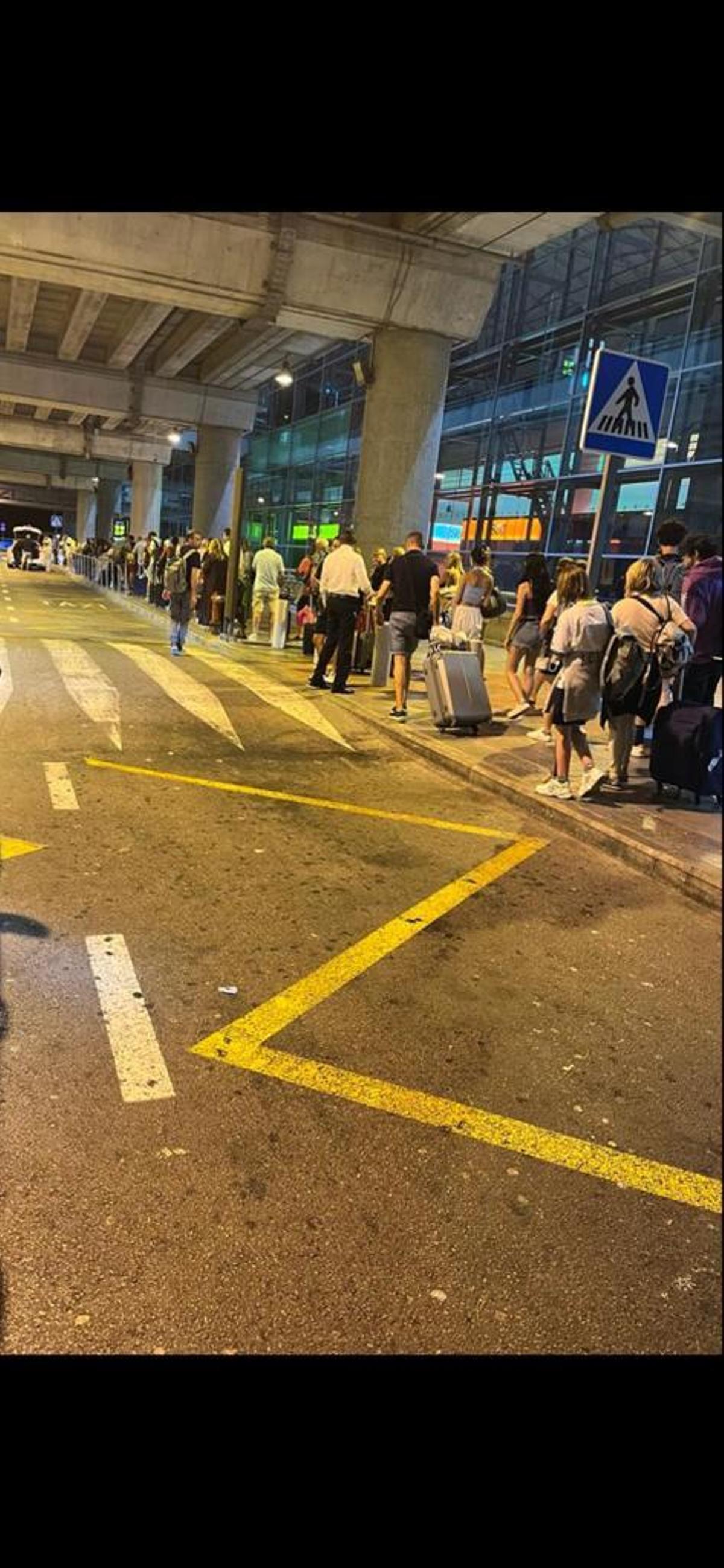 Imagen del aeropuerto este pasado fin de semana