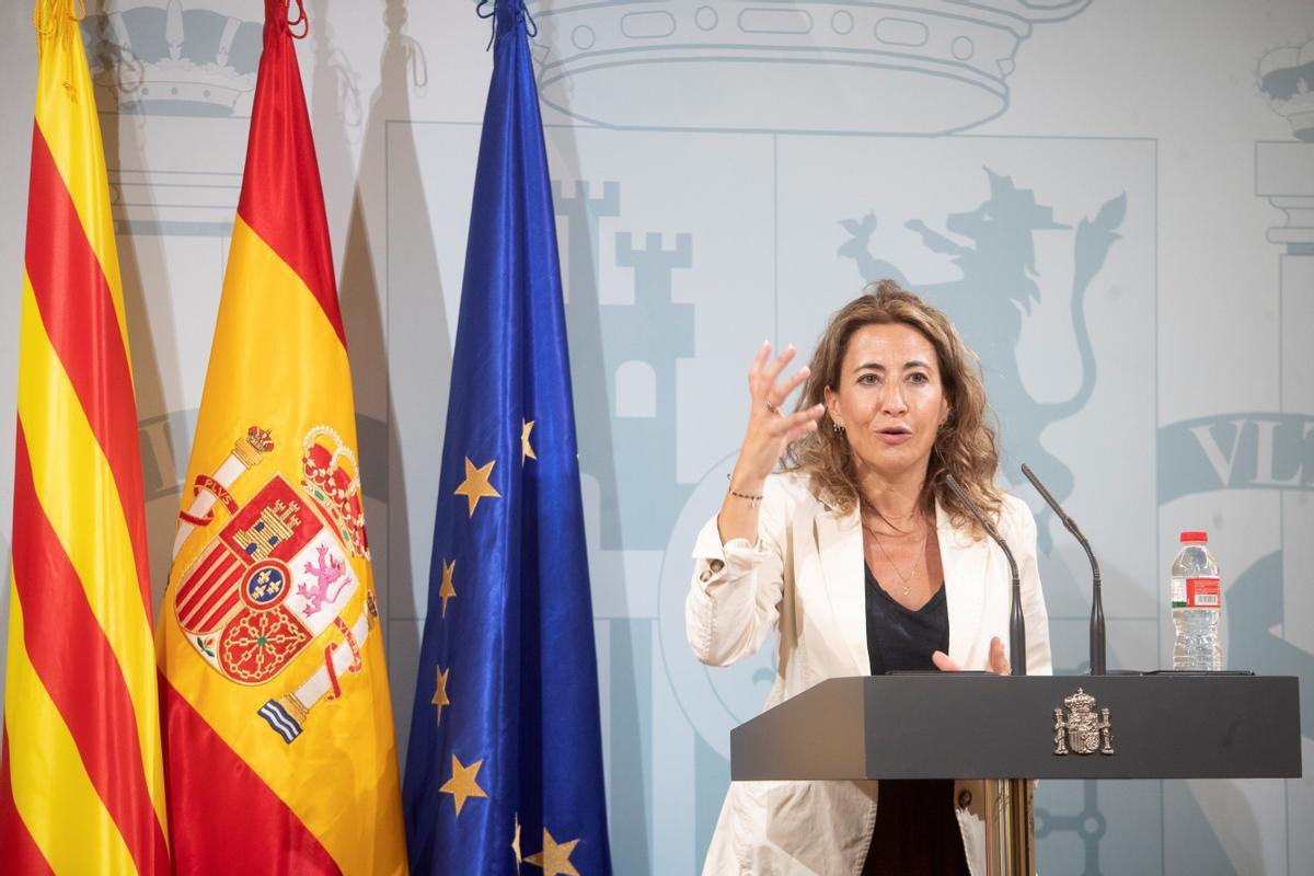 Raquel Sánchez. la nueva ministra de Transportes.
