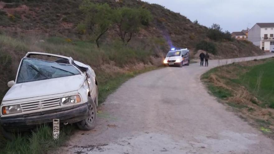 Estat en què va quedar el vehicle després de l&#039;accident.