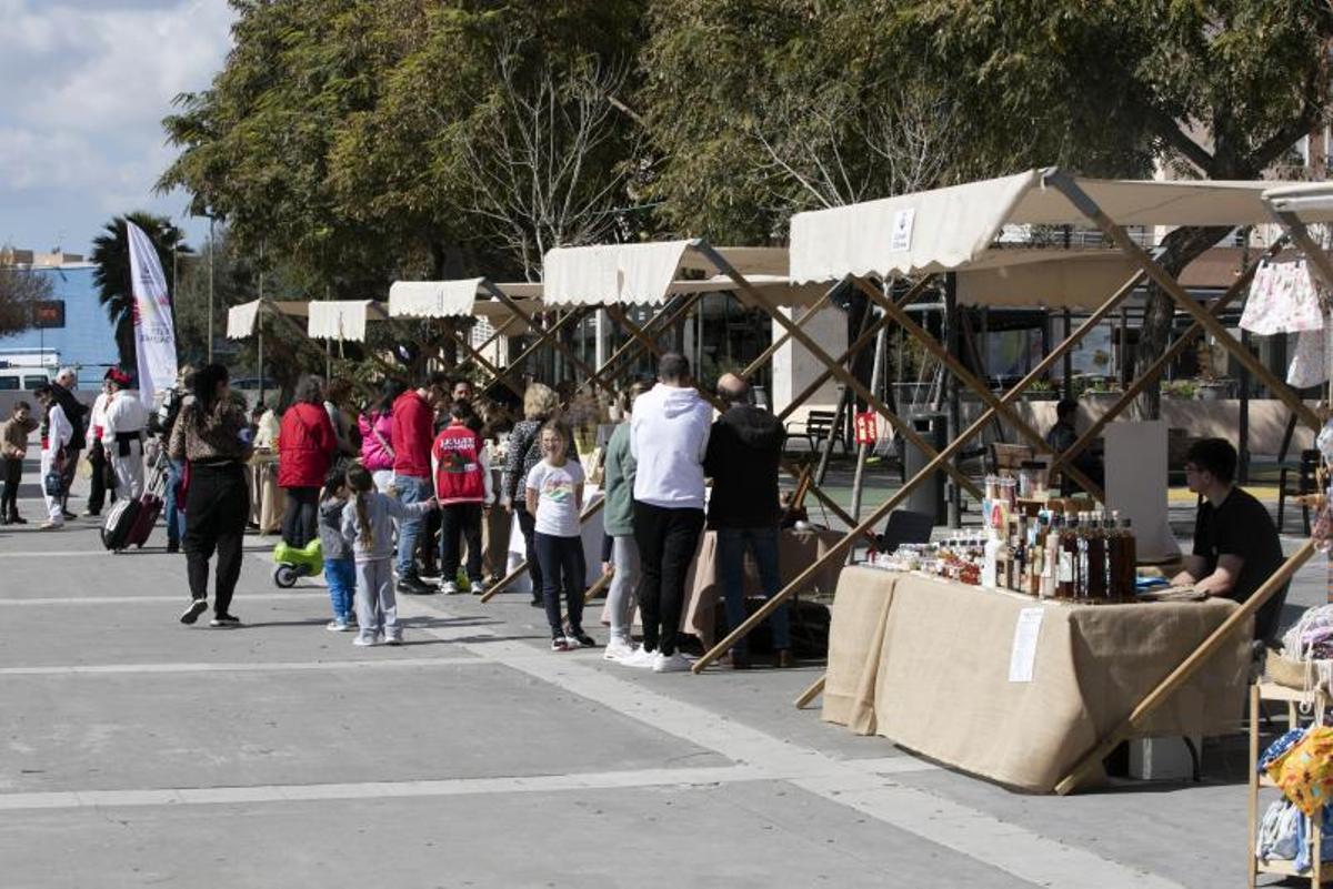 En la asociación Artesanos de Eivissa elaboran cistelles y nanses. | VICENT MARÍ