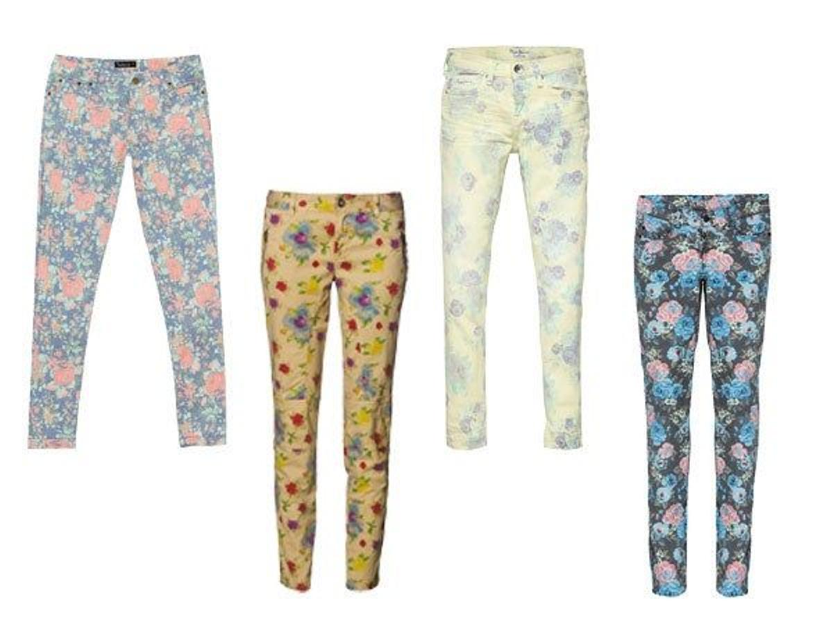 Pantalones print floral