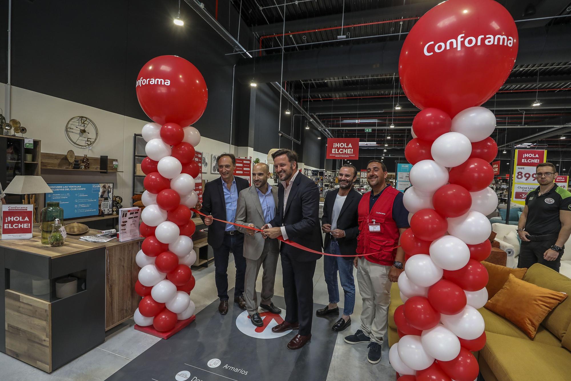 Gran inauguración de la nueva tienda de Conforama en Elche.