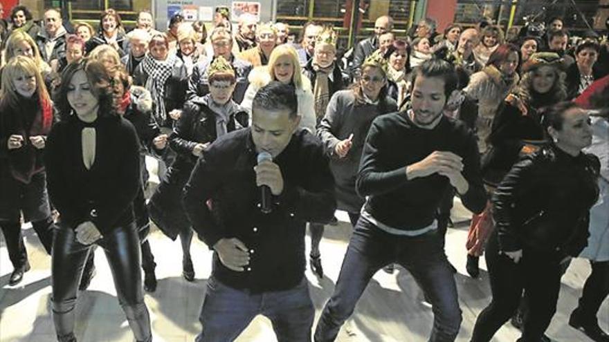 Los Porches recibe a los Magos a ritmo de ‘flashmob’