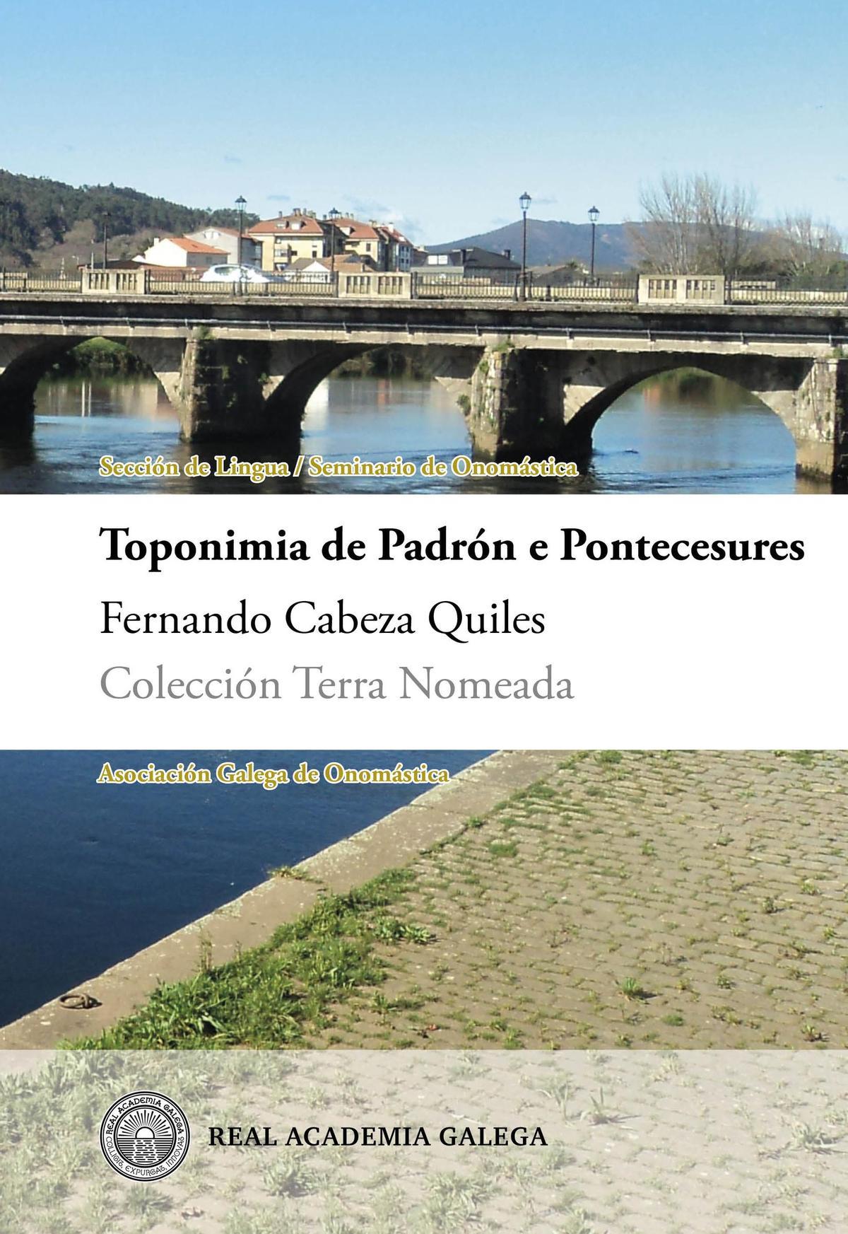 Cuberta de 'Toponimia de Padron e Pontecesures'.