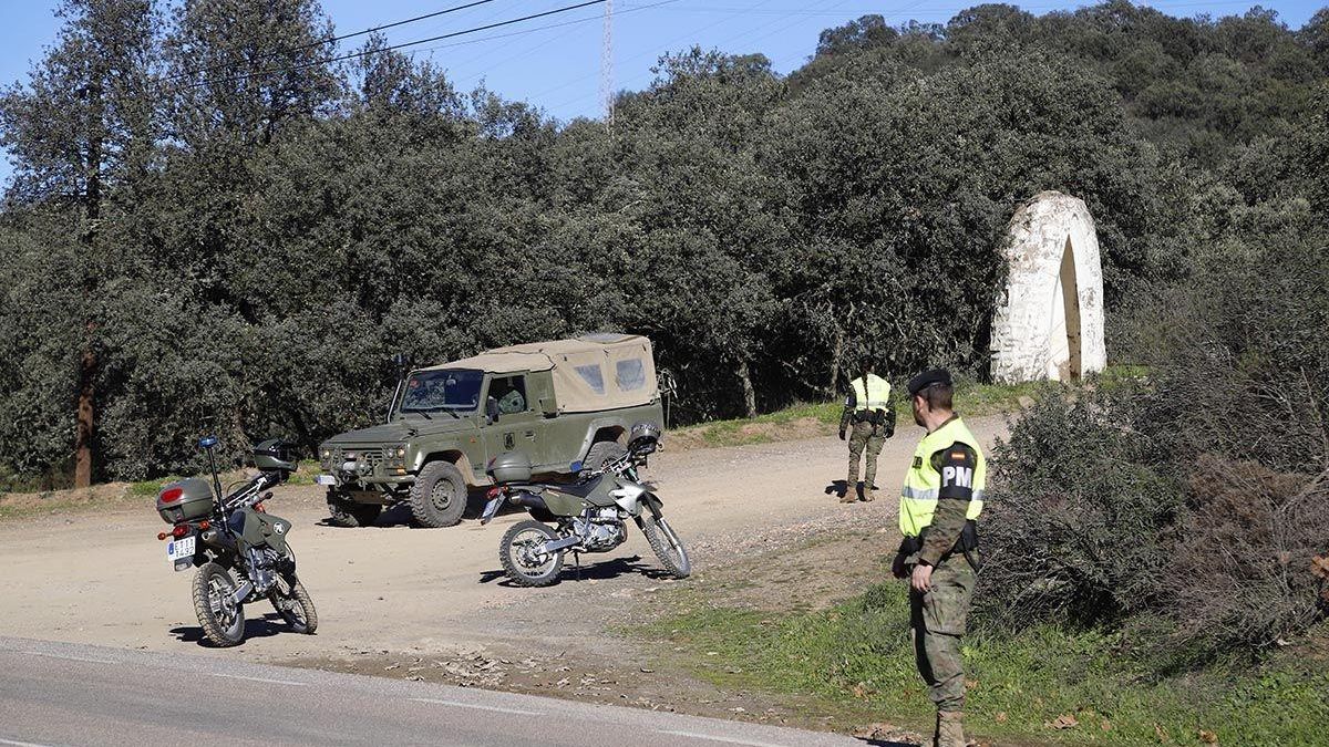 Base militar de Cerro Muriano el pasado 21 de diciembre.