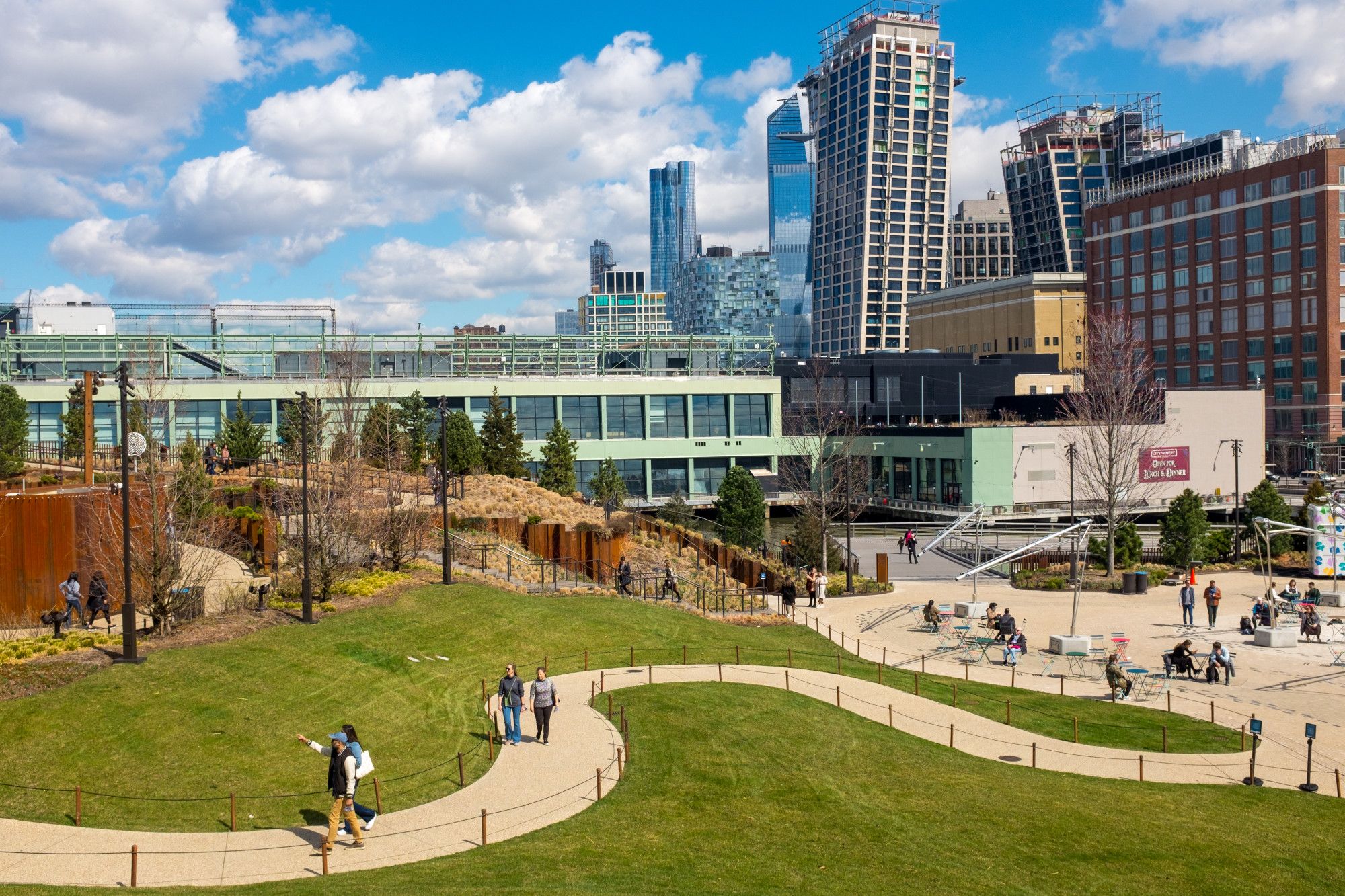 Entrada a Little Island, Manhattan.