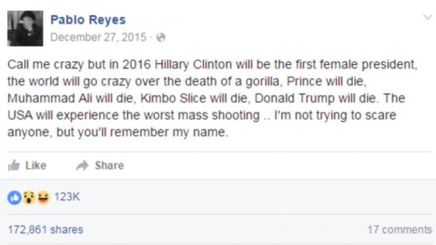 Una falsa predicción de la matanza de Orlando vuelve locos a los internautas