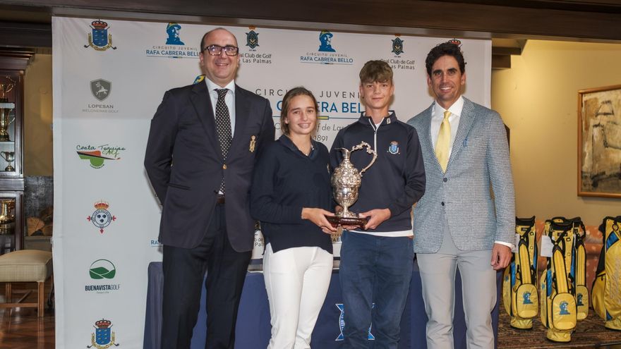 Matías Pusnik y Ana Cumplido se coronan campeones del Circuito Rafa Cabrera Bello