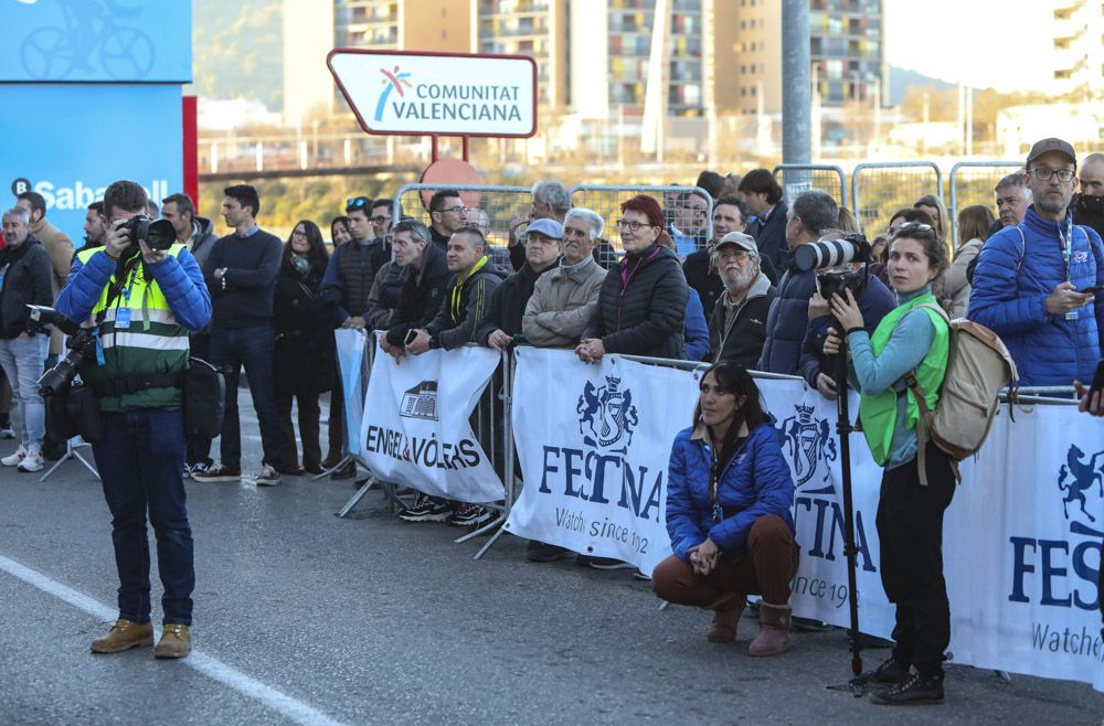 Llegada a Sagunt de la tercera etapa de la Volta Ciclista a la Comunitat Valenciana