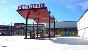 Una gasolinera de la red de bajo coste Petroprix. 