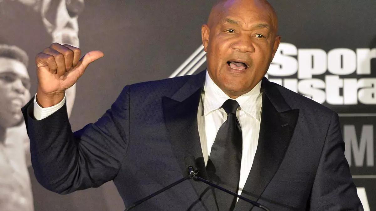 George Foreman, en un acto en 2015