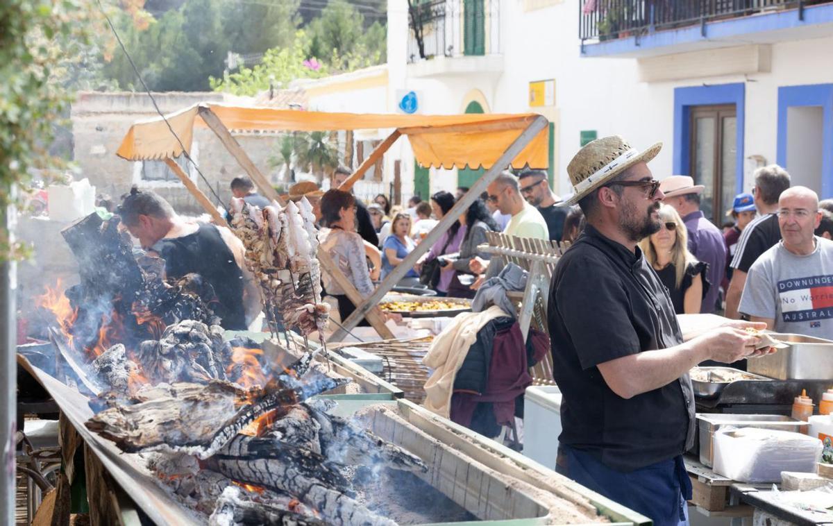 Imagen de la Feria de la Sepia, celebrada el pasado fin de semana en Sant Joan. | VICENT MARÍ