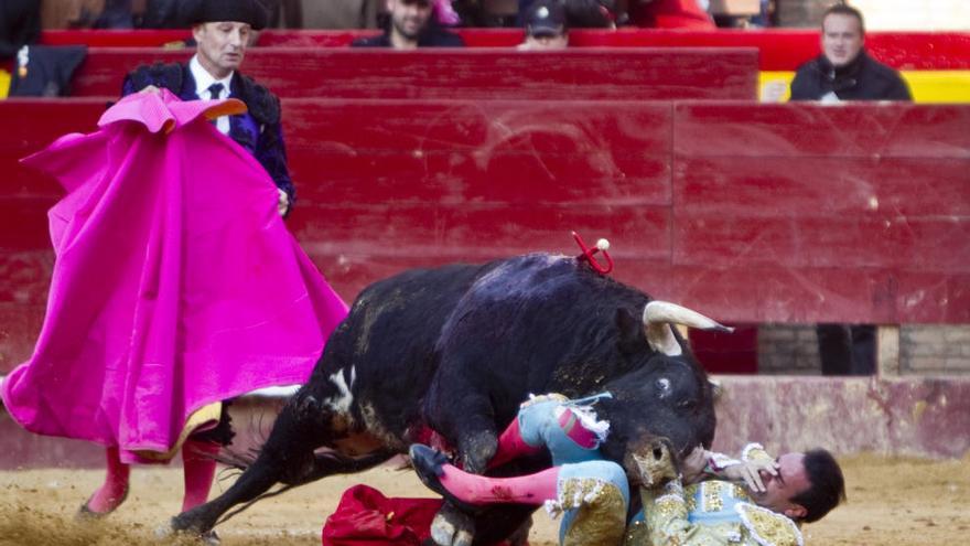 Ponce fue herido de gravedad en la Feria de Fallas 2014 en Valencia