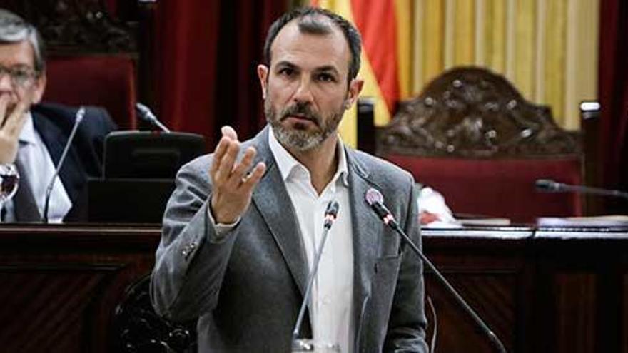Biel Barceló, en una sesión del Parlament