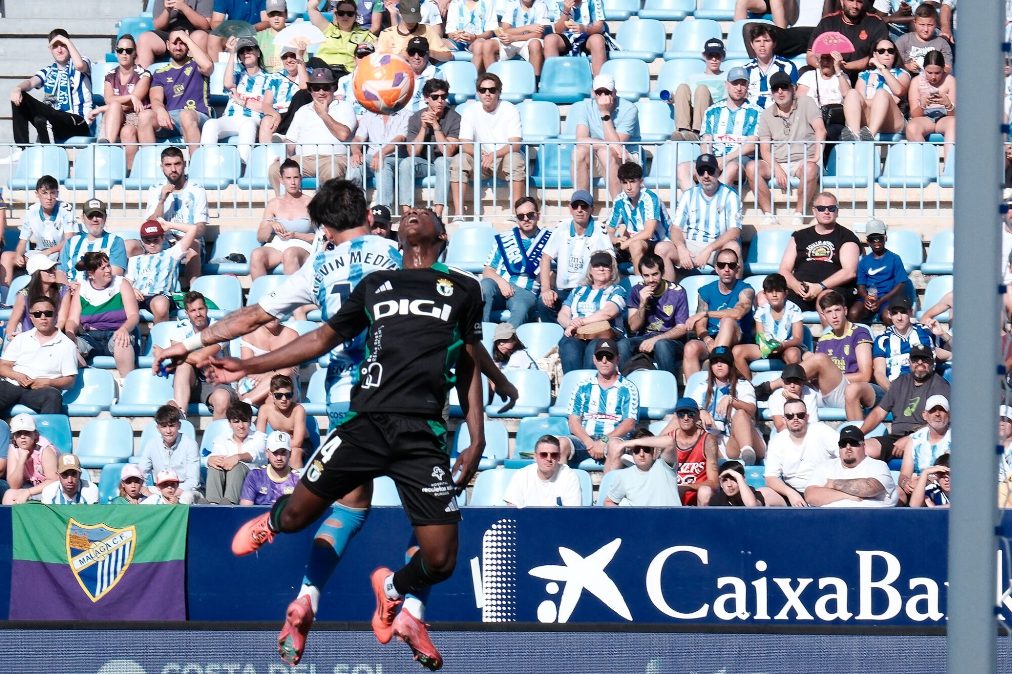 Málaga CF - Burgos CF. Jornada 42, Liga Hypermotion