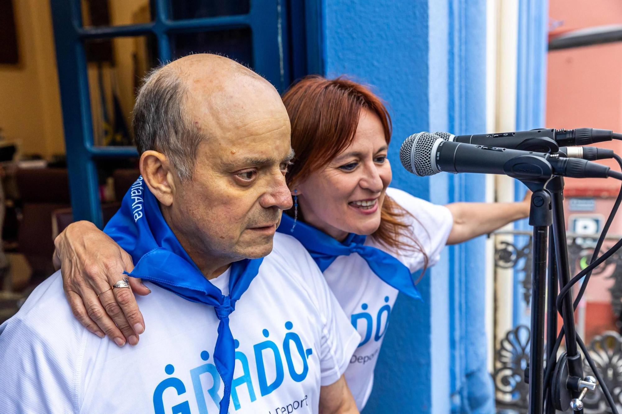 Grado arranca Santiago y Santa Ana con un emotivo pregón de los deportistas locales