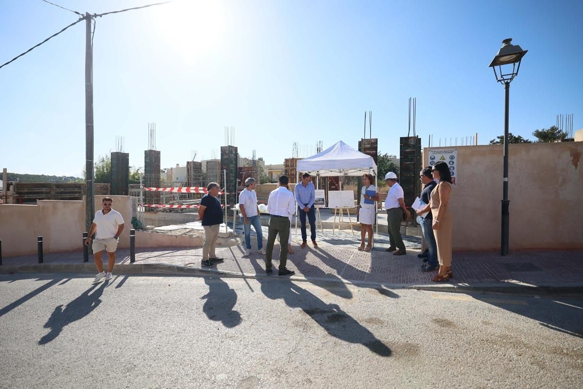 Galería: visita a las obras de la nueva escoleta de Sant Rafel