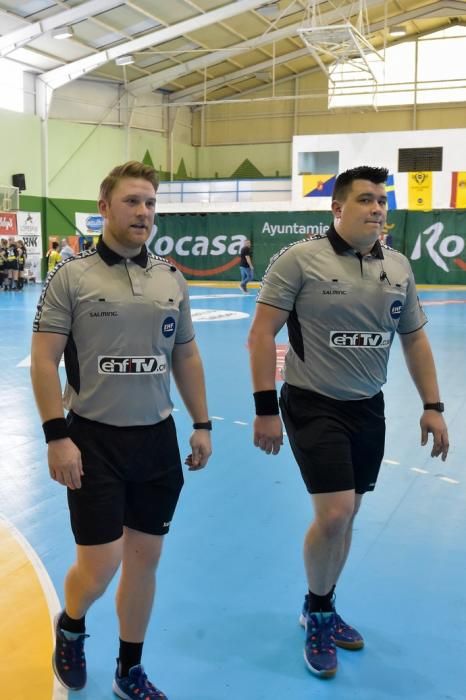 07-04-2019 TELDE. Ida de las semifinales de la Challenge Cup entre el Rocasa de Gran Canaria y el Kristianstad Handboll de Suecia  | 07/04/2019 | Fotógrafo: Andrés Cruz