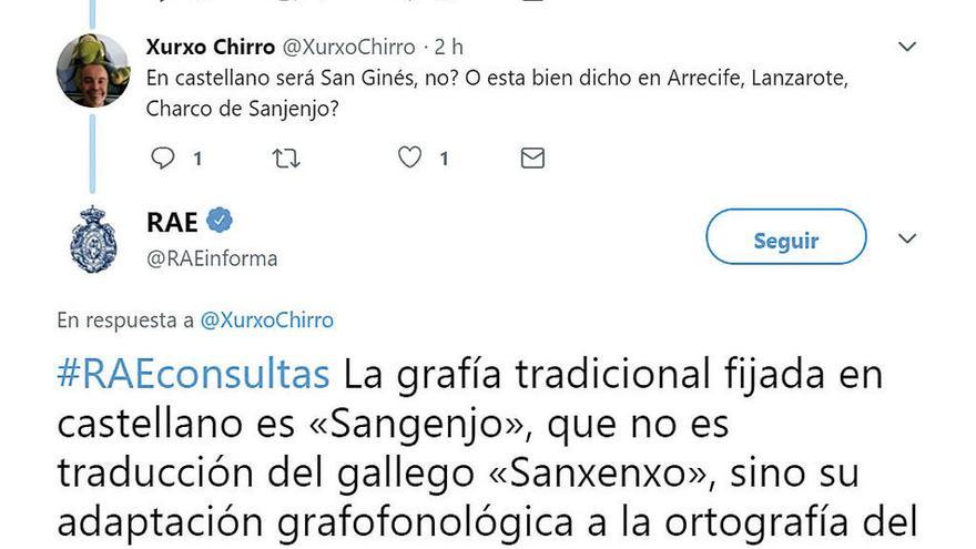 La RAE reabre heridas con Sangenjo