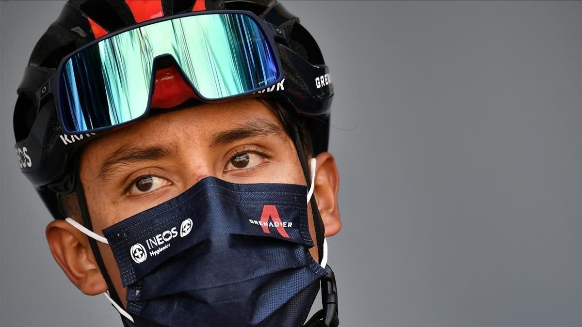 Egan Bernal, el líder del equipo Ineos.