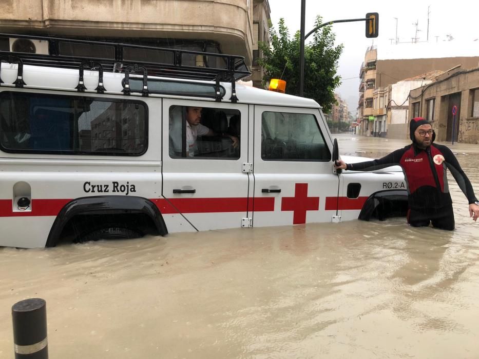 Una de las calles de Orihuela