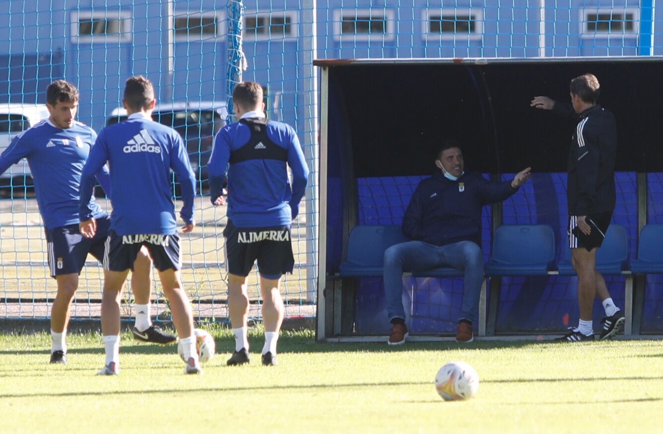 Las imágenes del entrenamiento del Oviedo