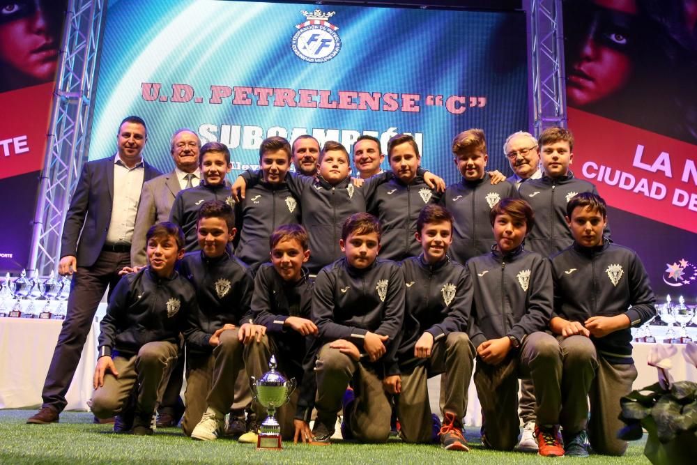 170 equipos premiados en la Gala del Fútbol Base Provincial en La Nucía