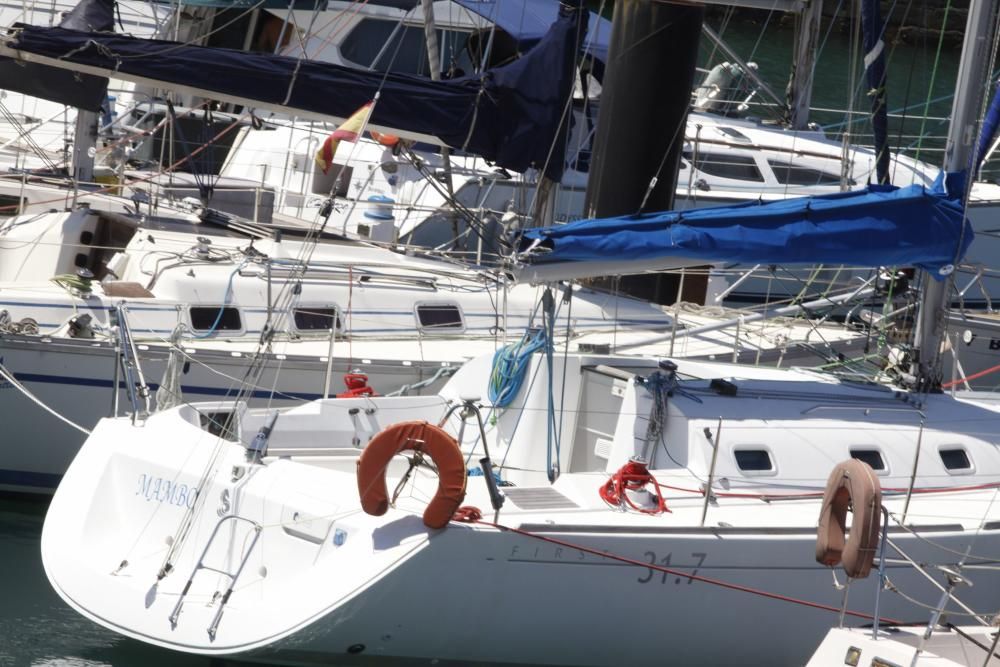 Tripulación del velero 'Mambo', que participará en la regata 'El Gaitero'
