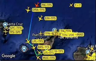 Alerta médica en el aeropuerto de Tenerife Sur: un vuelo procedente de Escocia solicita asistencia urgente a su llegada