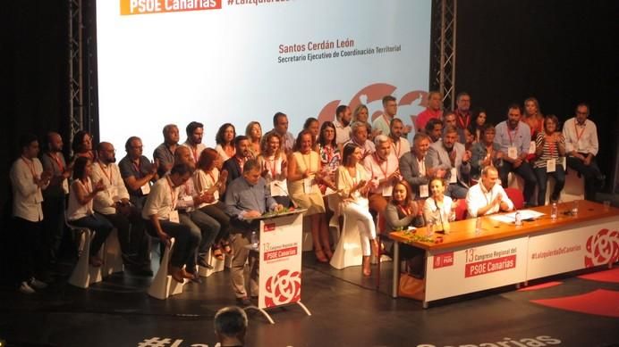 Clausura del Congreso Regional del PSOE de Canarias