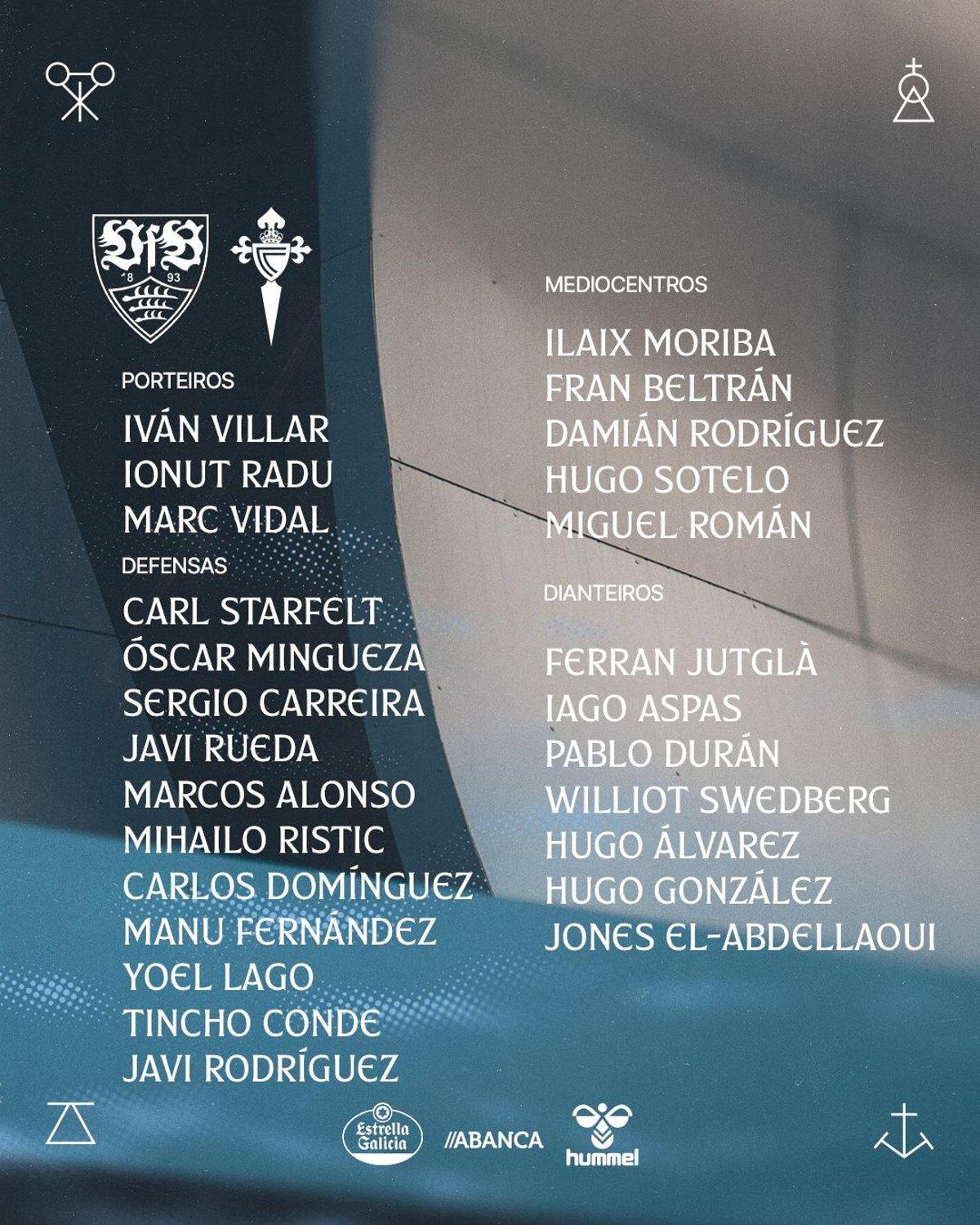 Convocatoria para el duelo amistoso frente al conjunto germano.