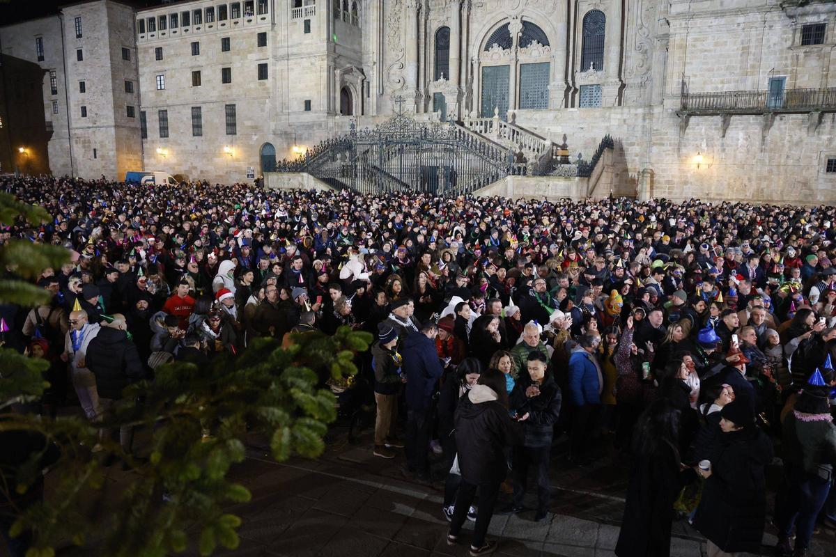 Santiago festeja la llegada del Año Nuevo