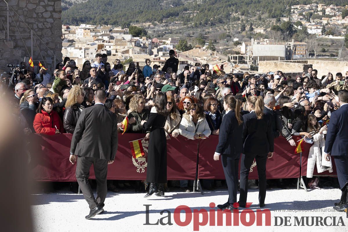 Visita de los reyes de España a Caravaca (explanada de la Basílica)