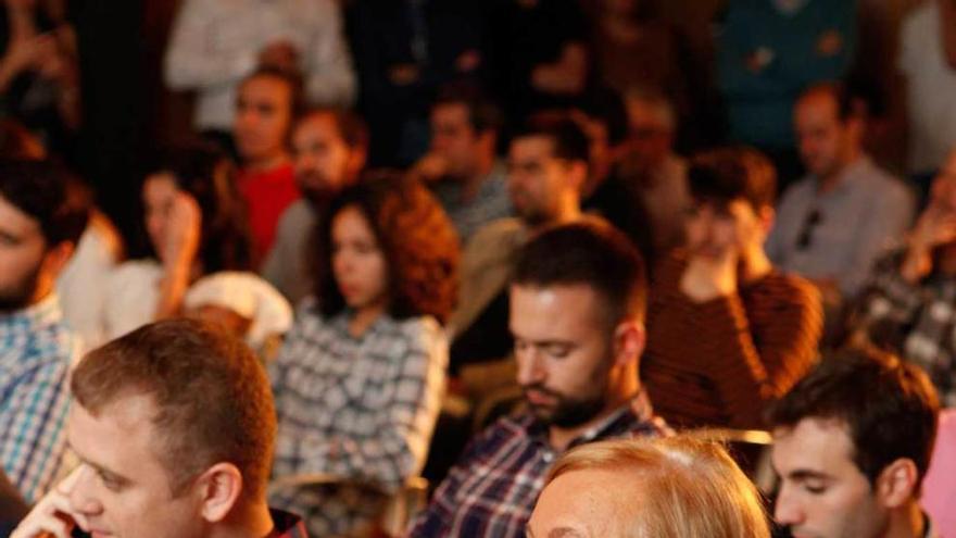 Mercedes Fernández, ayer, en un acto en Gijón.