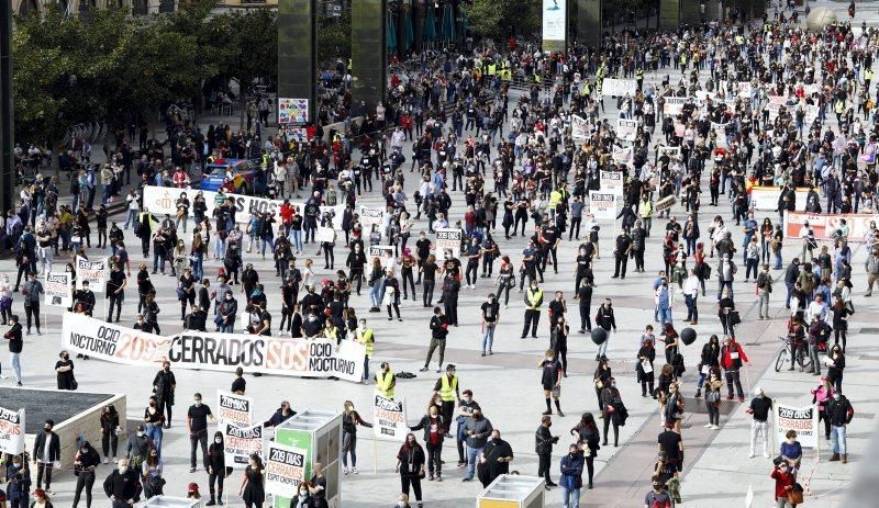 Manifestación de hostelería, ocio y turismo