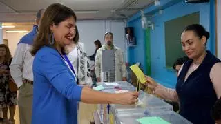 Jimena Delgado pide votar a los grancanarios pese a la "resaca" del ascenso