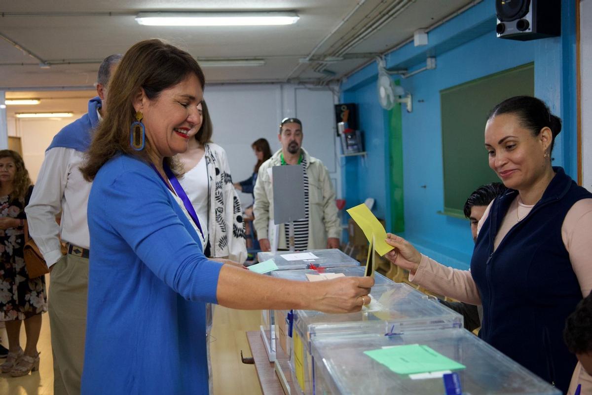 Jimena Delgado pide votar a los grancanarios pese a la "resaca" del ascenso.