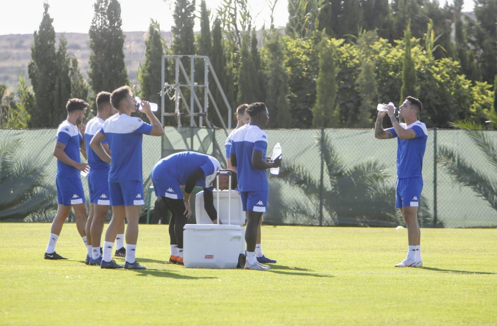 El Hércules vuelve a entrenar en Fontcalent cuatro años después