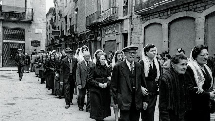 Festa de la Vellesa a Girona, el 2 de juny de 1957. 