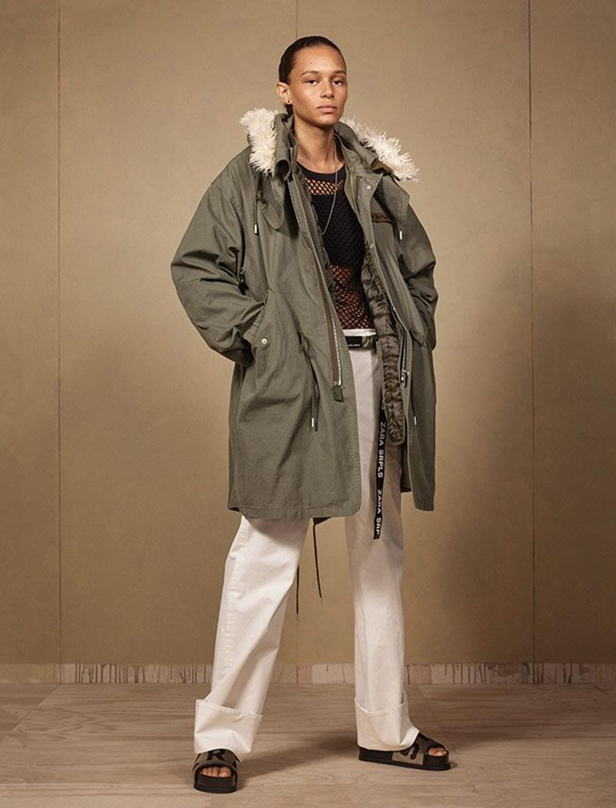 Zara SRPLS, parka oversize