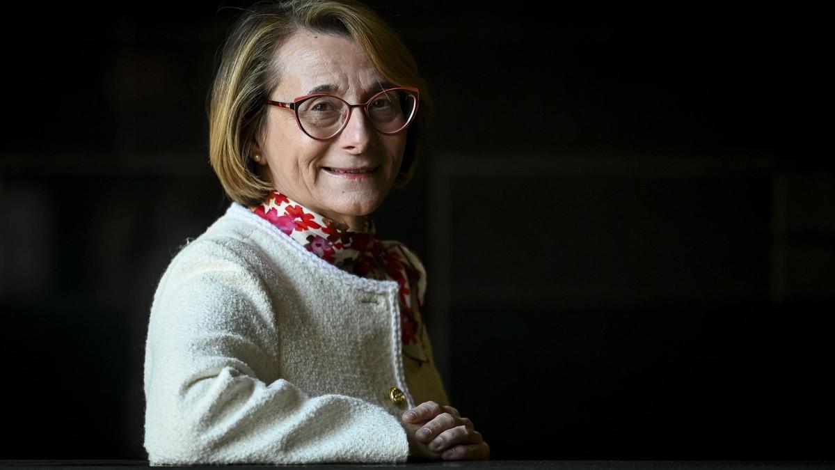 La presidenta de la Conferencia de Rectores de las Universidades Españolas (CRUE), Eva Alcón, en una entrevista a Europa Press