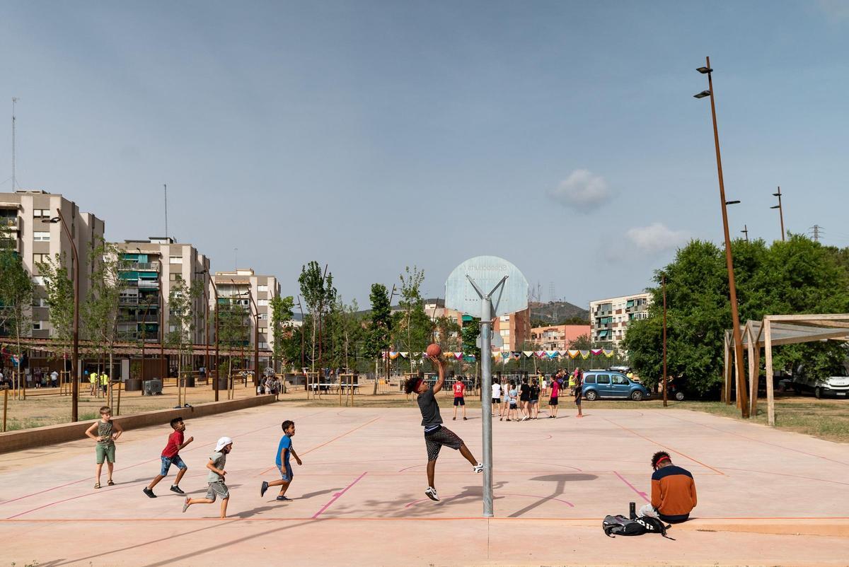 Parque de l’Aqüeducte de Ciutat Meridiana, uno de los barrios donde el Pla de Barris desarrolla una intervención integral.