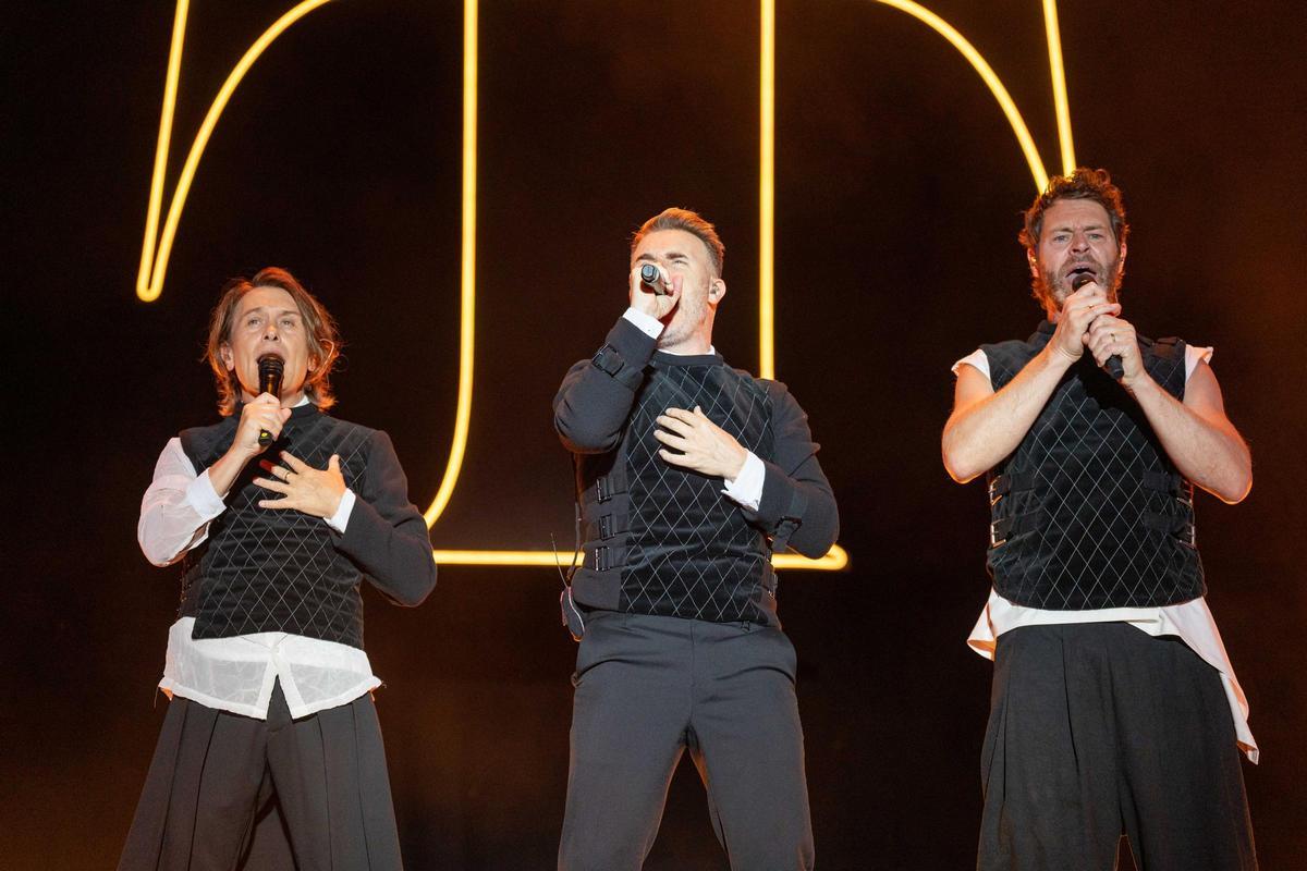 Take That en el concierto celebrado en el Icónica Fest